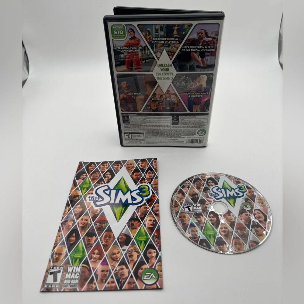 The Sims 3 PC Game by - Black and Green